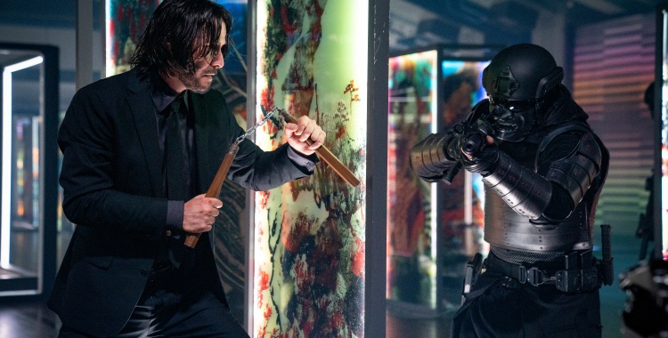 Film Review of John Wick Chapter 4 starring Keanu Reeves, Donnie Yen, Bill Skarsgard, Shamier Anderson and Ian McShane